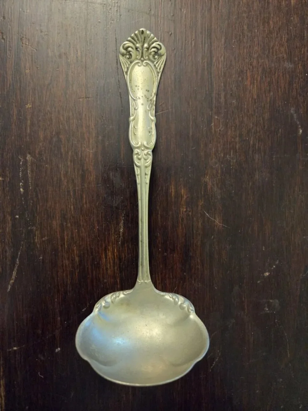 Antique Wm Rogers Oneida Ardsley-Empress Cream Ladle 5 7/8
